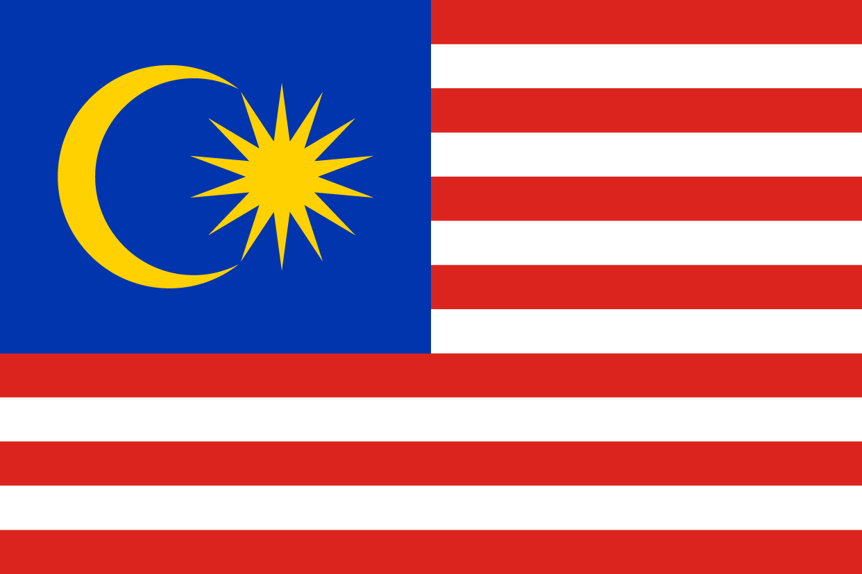 马来西亚国旗 简笔画图片